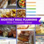 Check out these meal planning FREE printables and organization ideas to get your dinners under control!