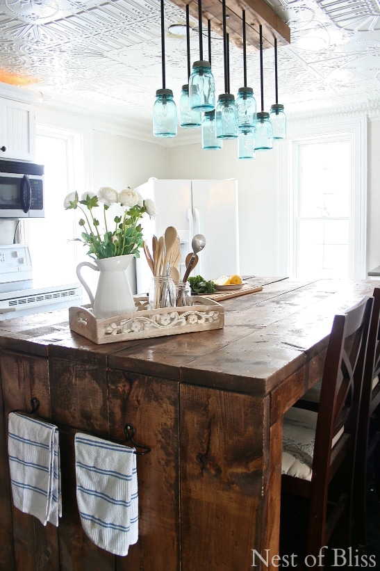 mason jar chandelier