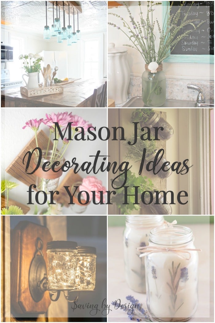 Mason Jar Decor Decorating Ideas For Your Home - Mason Jar Home Decor