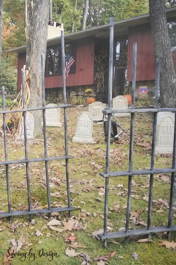 Diy Outdoor Halloween Decorations Make A Halloween Graveyard