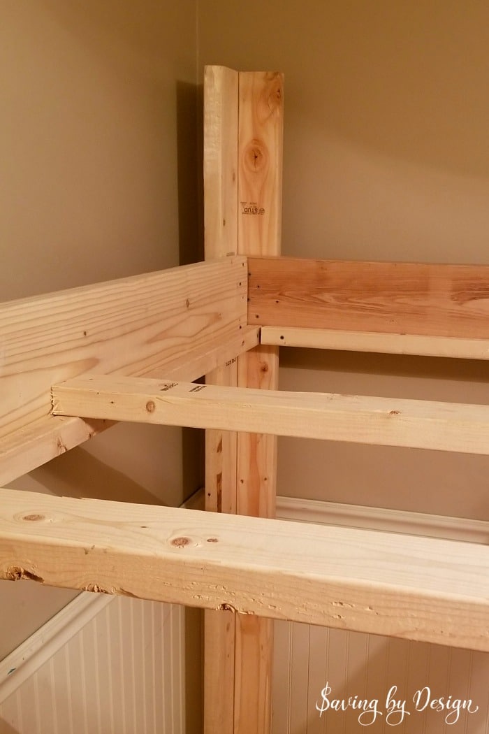 How to Build a Loft Bed with Desk and Storage DIY Loft ...