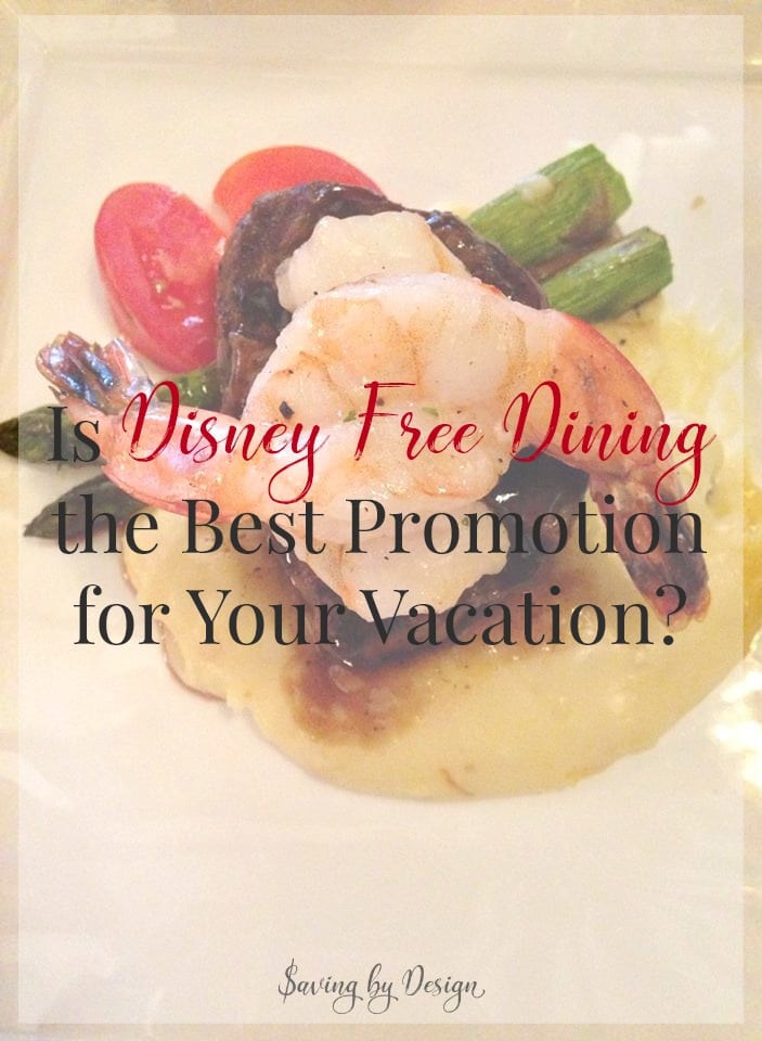 Wondering if Disney free dining is the best promotion for your trip to Disney World on a budget? Here are all the details you need to decide whether free dining or a room discount is the best deal for your family vacation.