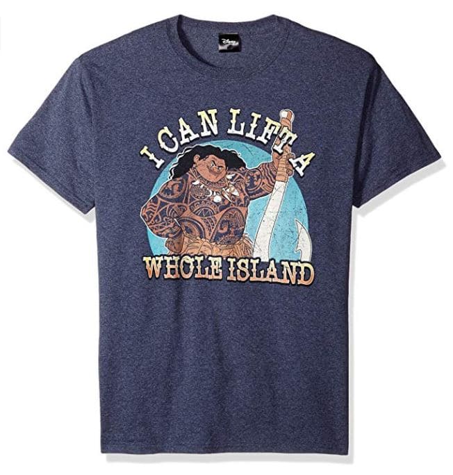 Disney shirts for men - Maui "I can lift a whole island"