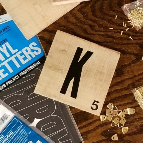 How to Make Scrabble Wall Tiles from a Wooden Pallet