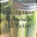 dill pickle recipe - refrigerator dill pickles